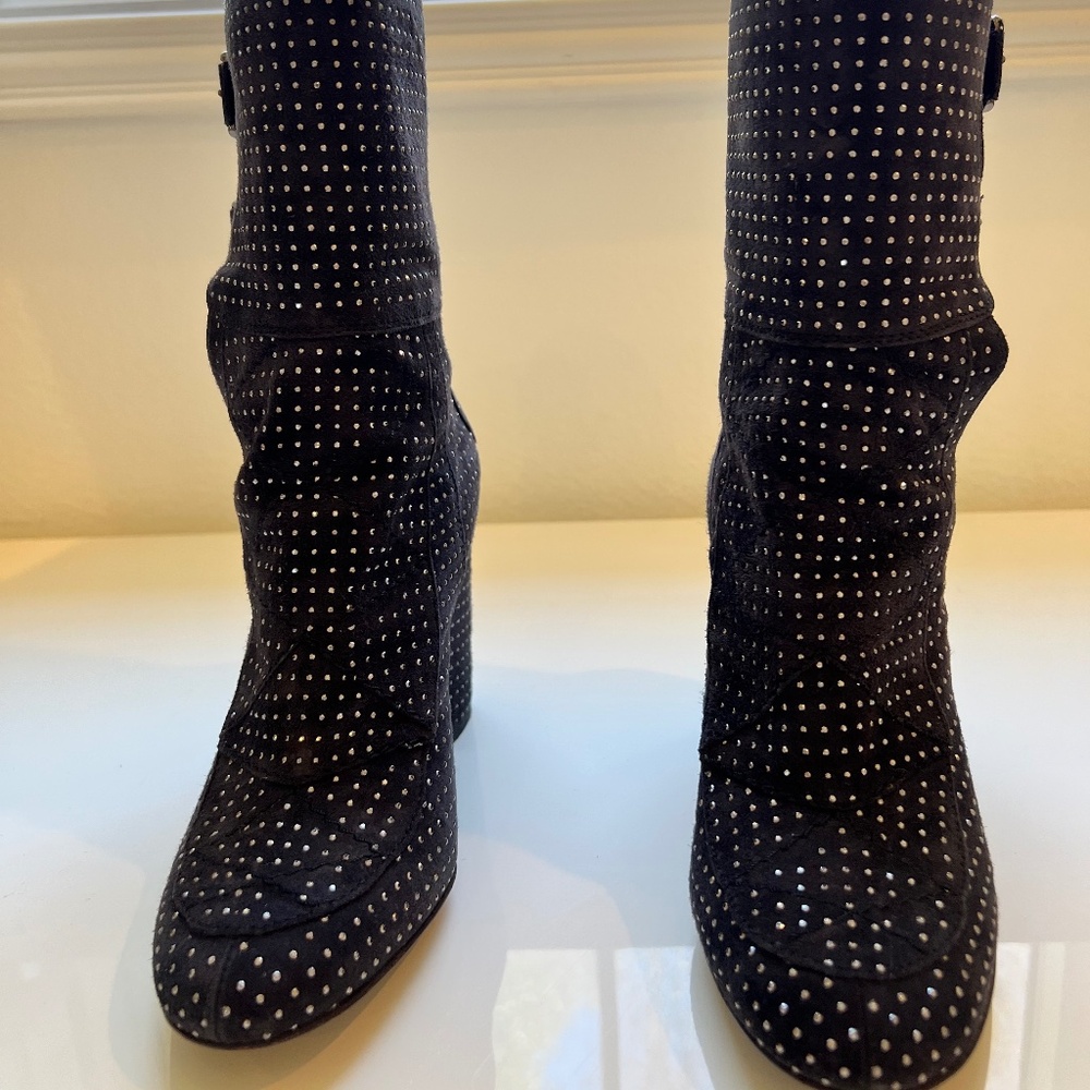 Laurence Decad Suede Stud Booties Size 36